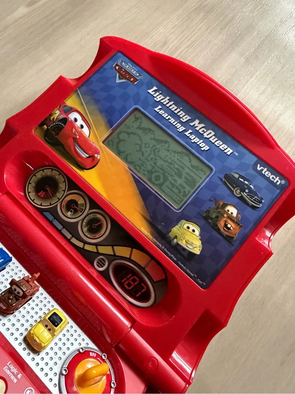 Vintage Lightning McQueen Learning Laptop VTech Disney Pixar Cars 2 Works